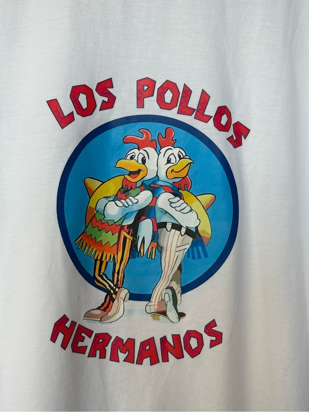 Breaking Bad Los Pollos Hermanos Crewneck T-Shirt in 3XL Unisex